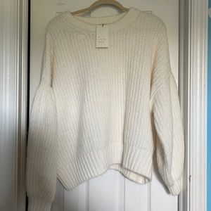 White sweater never worn